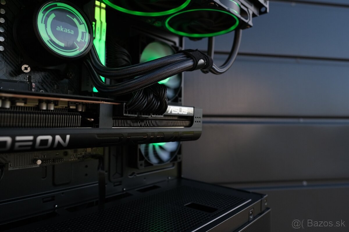 Herný PC, Ryzen 7 7800X3D, RX 9070XT, 32GB RAM, SSD - 7