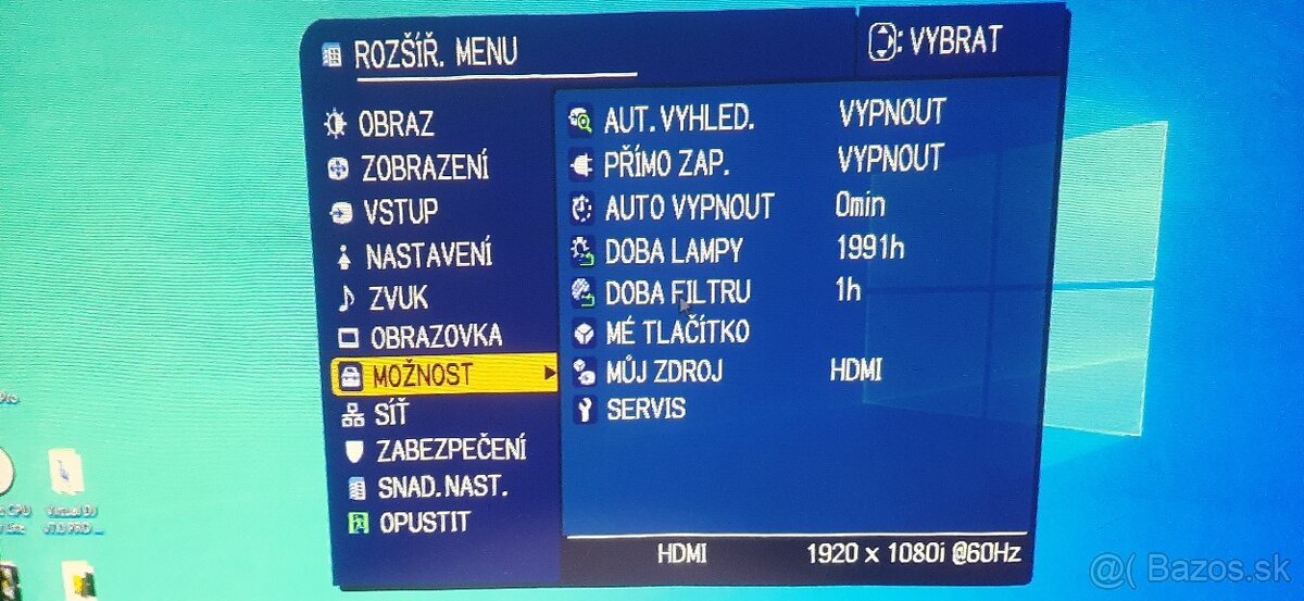 video data projektor Hitachi CP-AW 100N domáce kino HDMI - 7