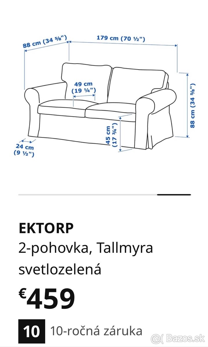 Pohovka Ikea Ektorp 2 - 7
