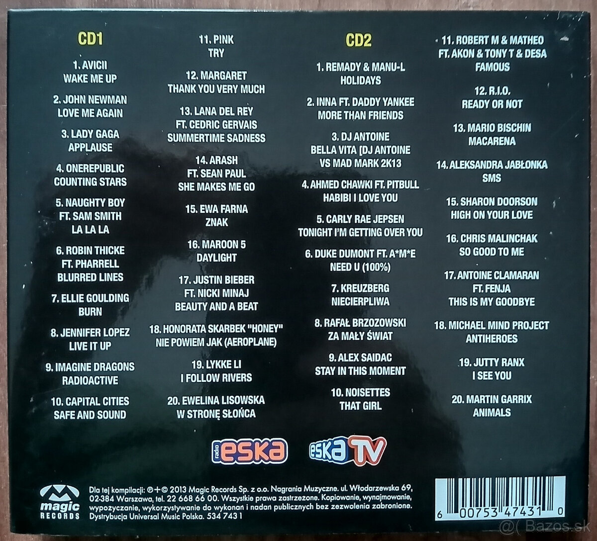 Predám originálne CD - výberovky tanečnej hudby - 7