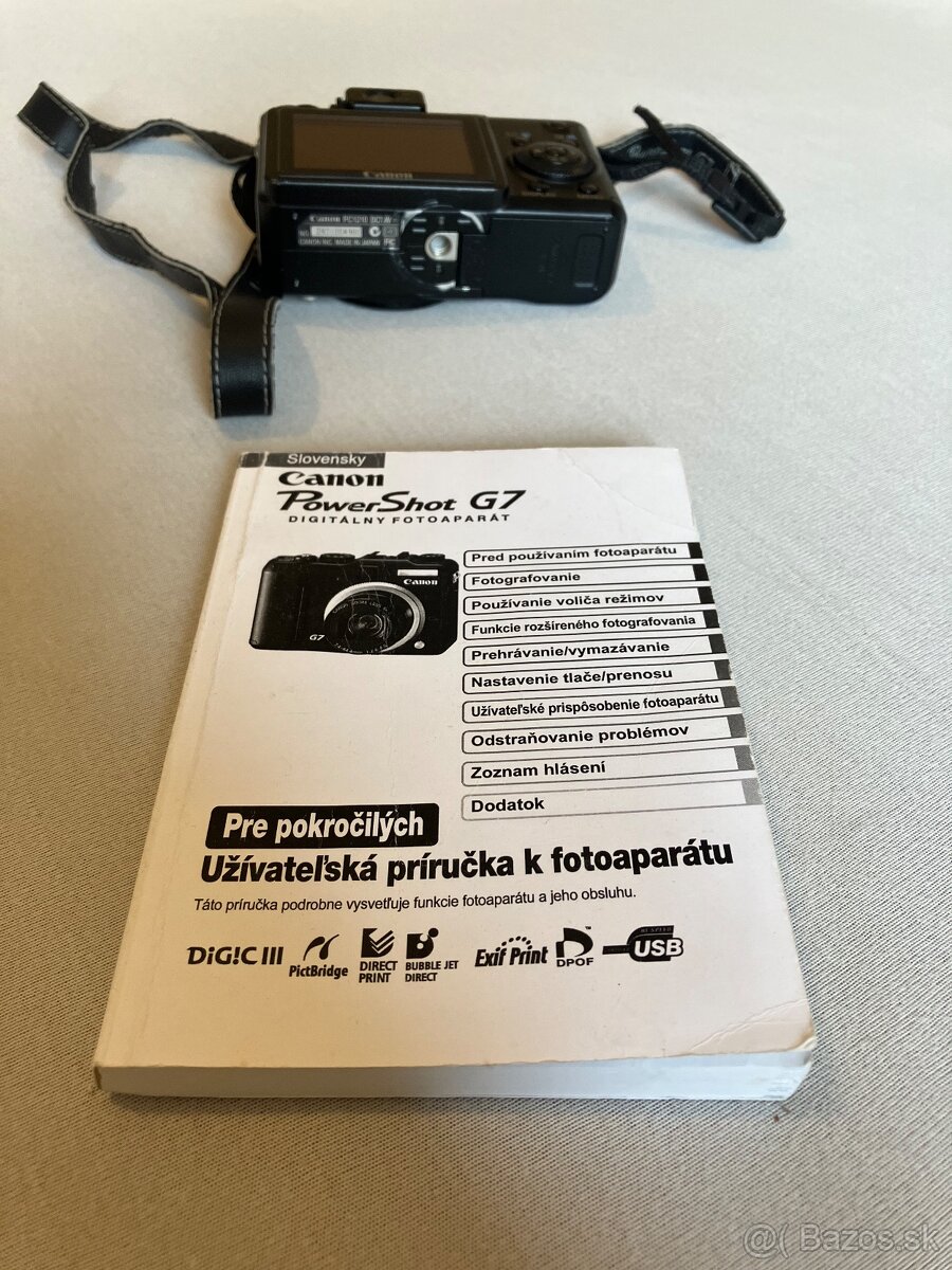 Predám Canon Power Shot G7 - 7