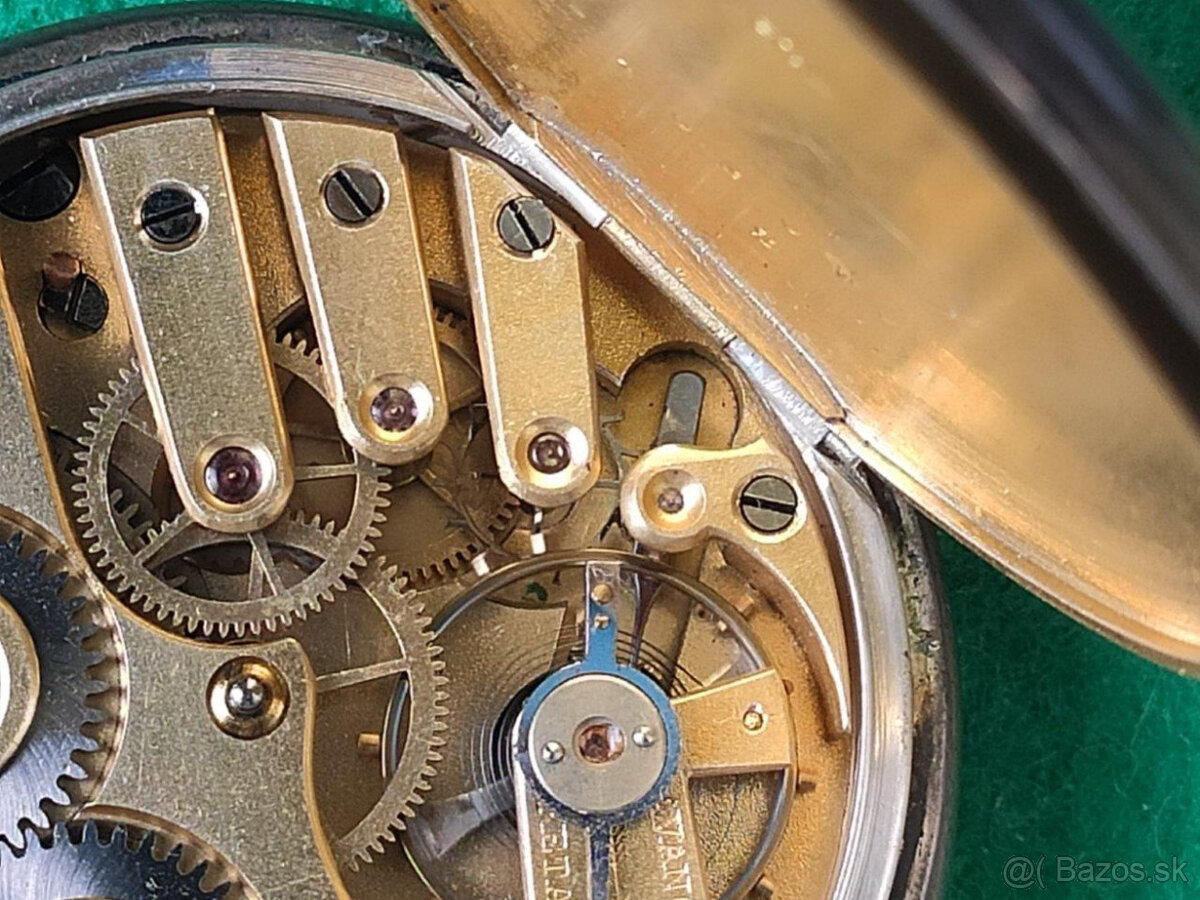 G. BOREL-HUGUENIN strieborné pánske vreckové hodinky - 7