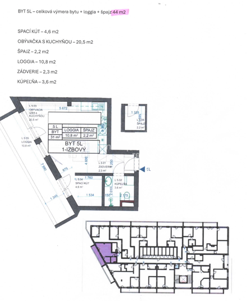 Na predaj 1 izbový byt v novostavbe - 7