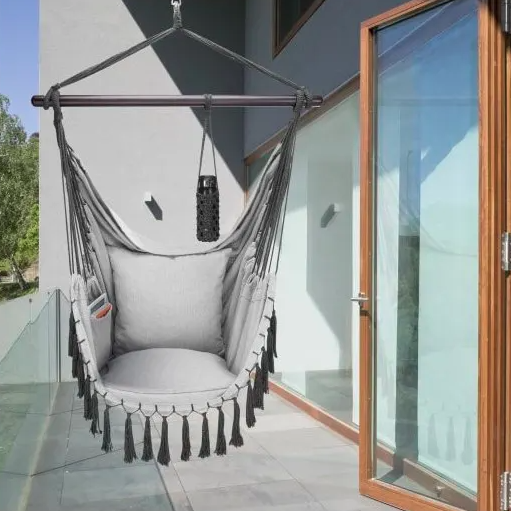 Závesné kreslo držiak vankúš taška 150kg - 3 farby - 7