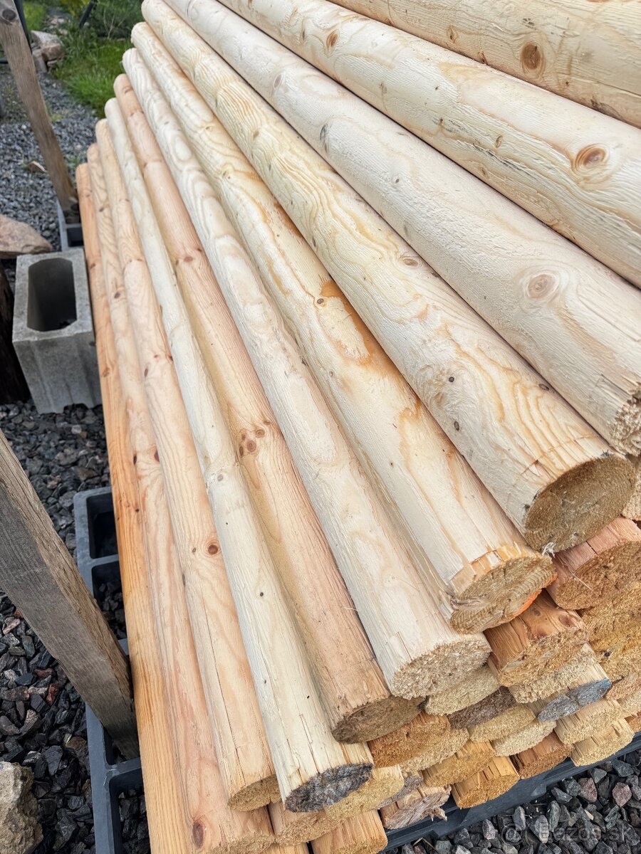 Drevené koly - Frézovaná guľatina - 7