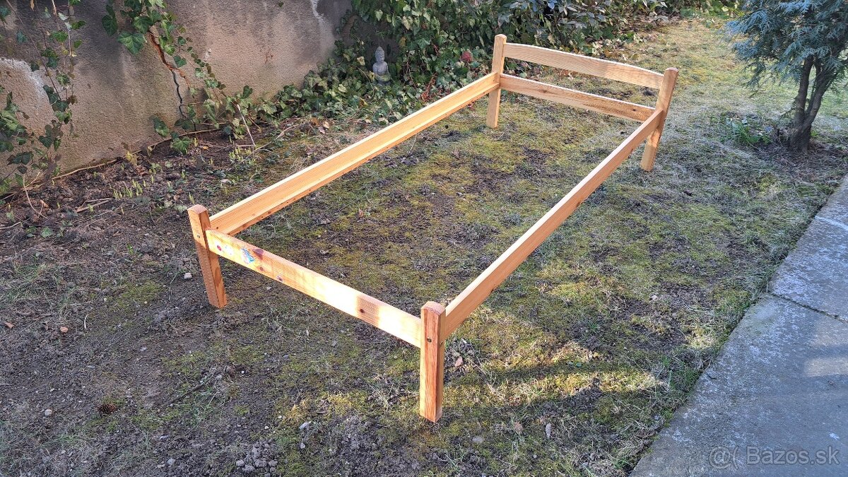 Postel 90x200 borovica - 7