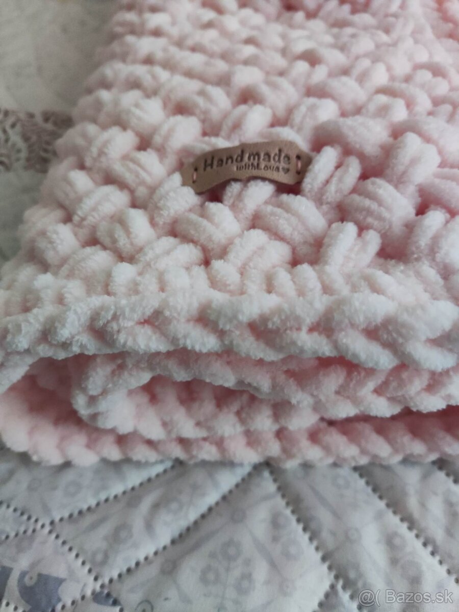 NOVÁ Broskyňová deka z Alize Puffy Fine - 7