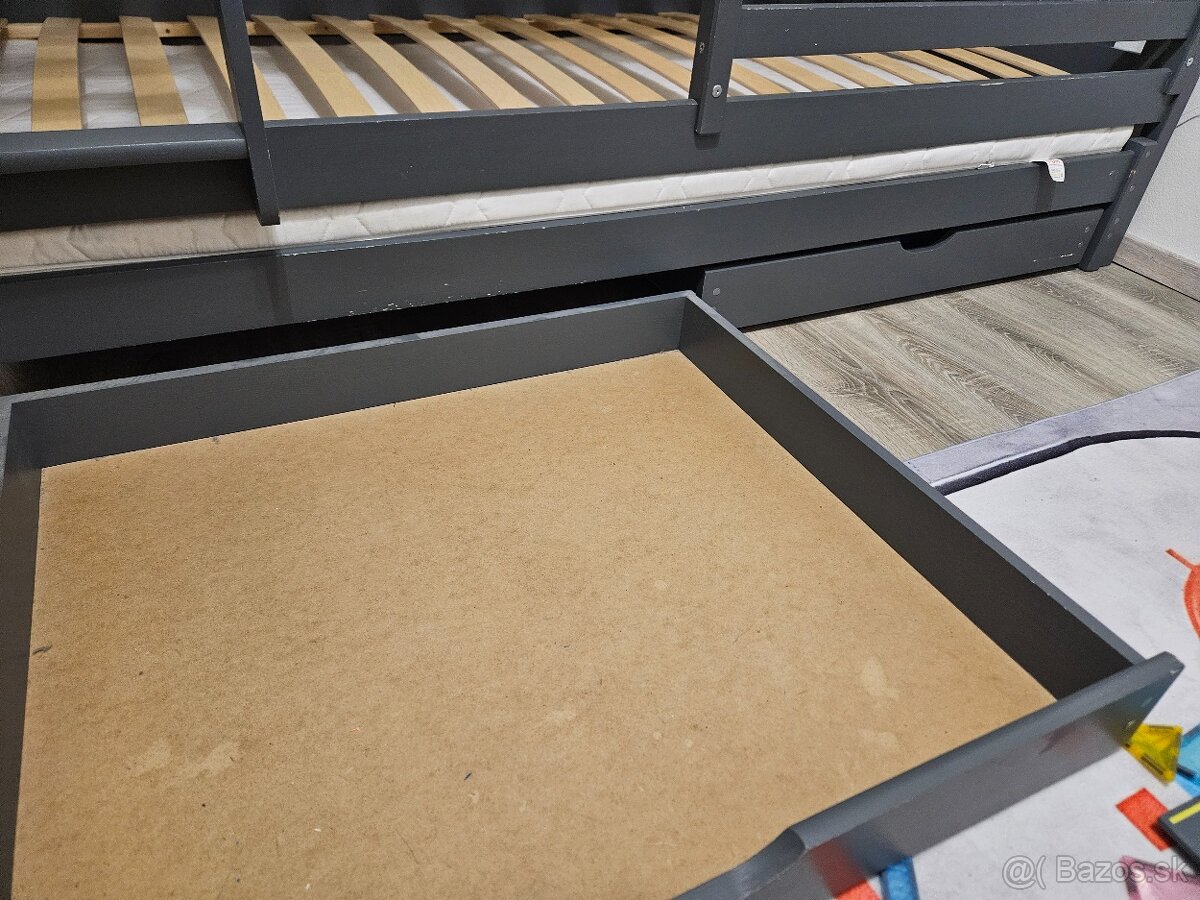 Poschodova postel siva - 7