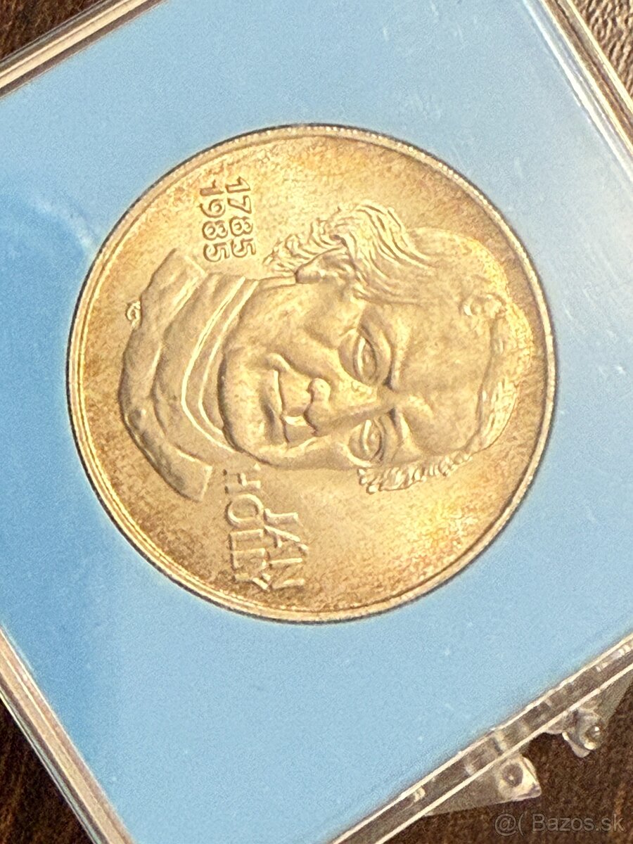strieborne mince prof - 7