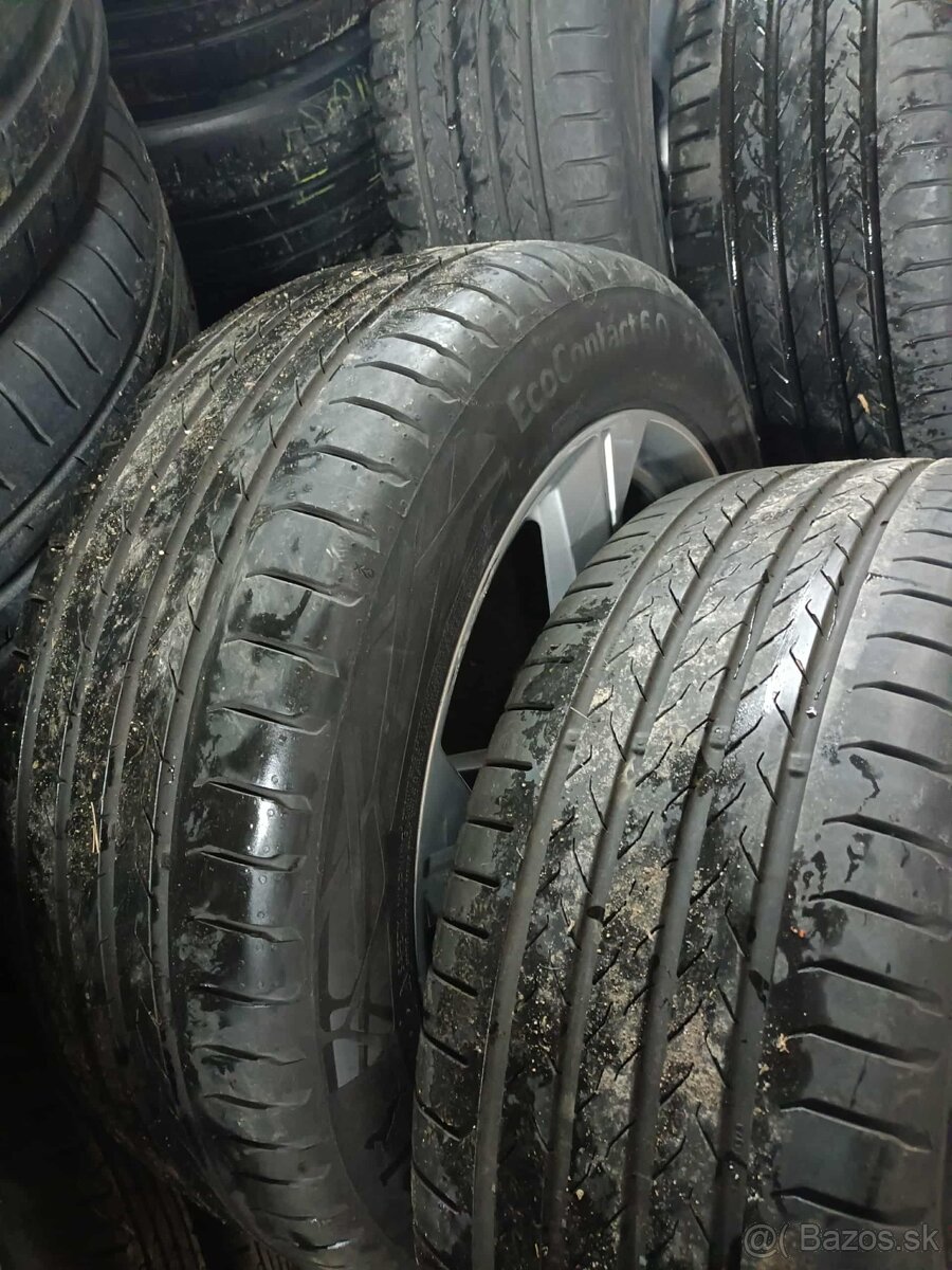 4ks alu disky orig. Audi 5x112 R18 letné 6mm 225/55 r18 - 7