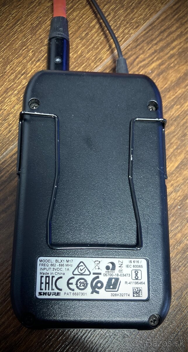 SHURE BLX14R H8E guitar wireless / gitarova vysielacka - 7