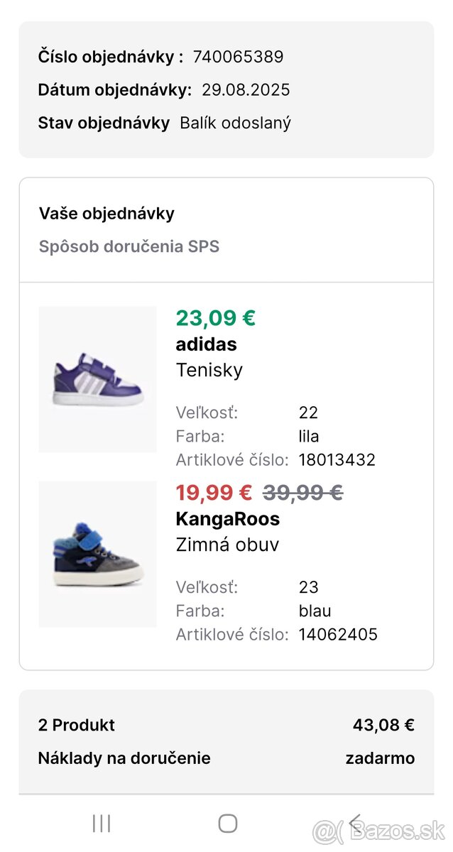 Detské botasky Adidas veľ. 22 - 7