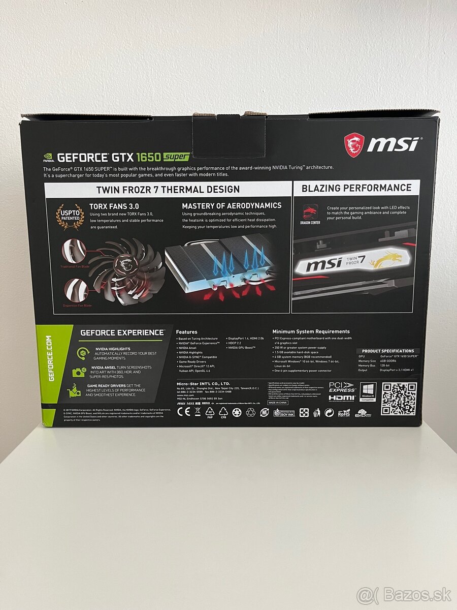 MSI GTX 1650 Super Gaming X - 7