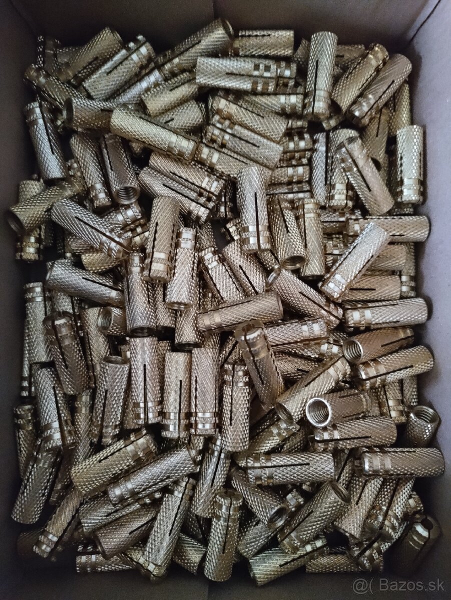 Lano, mosadzné hmoždinky, skladacie tyče - 7