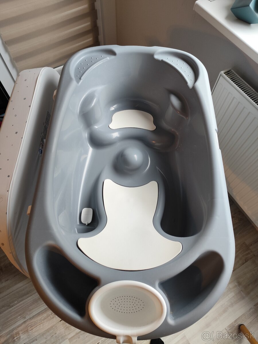 Jedálenská detská stolička + prebaľovaci pult s vaničkou - 7