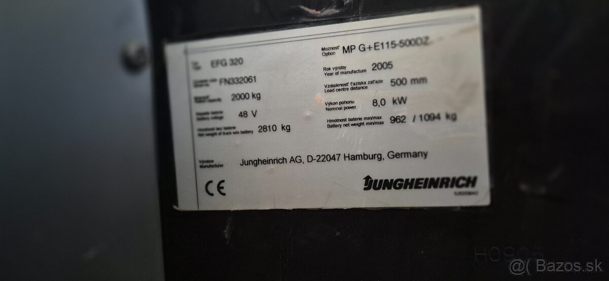 JUNGHEINRICH EFG 320 - 7