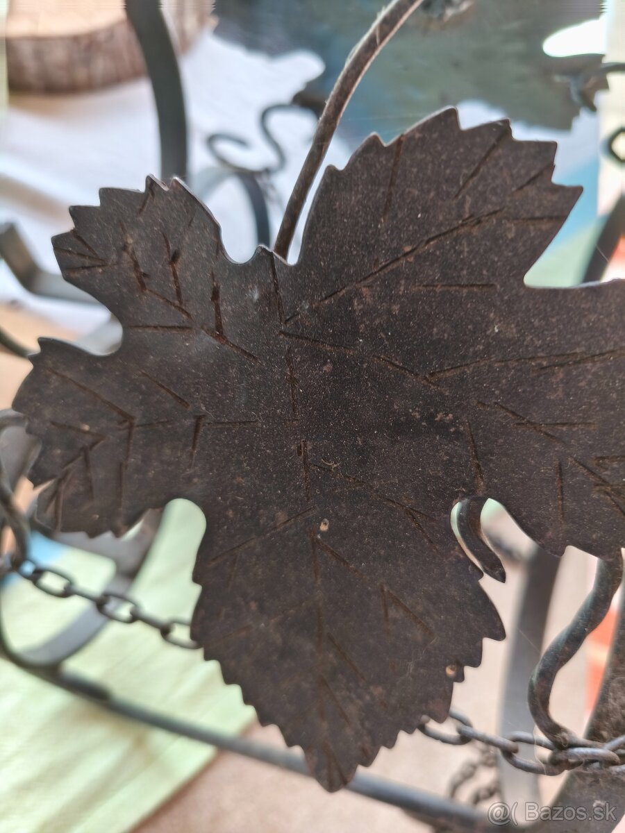 stojan na víno kovový - 7