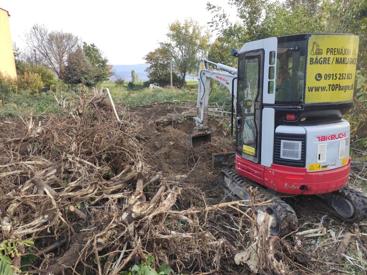 🔥 Prenájom - požičanie minibágrov a nakladačov.🔥 - 7
