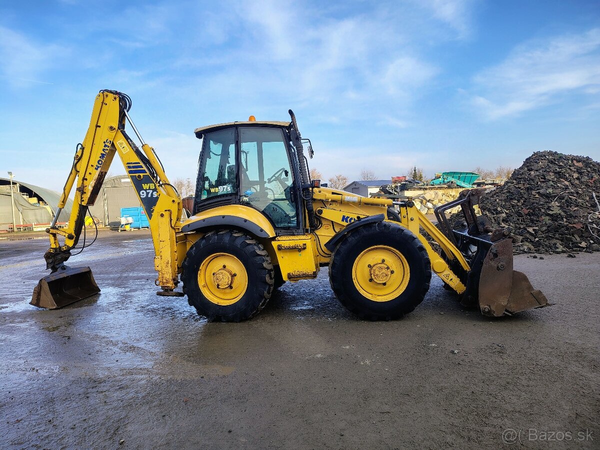 Rýpadlonakladač Komatsu WB97S - 7