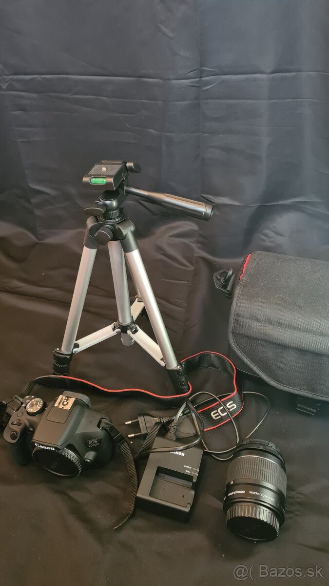 Canon EOS 2000d + objektív 18-55 mm - set - 7