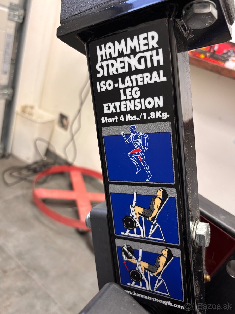 Hammer Strength - iso lateral leg extension - 7