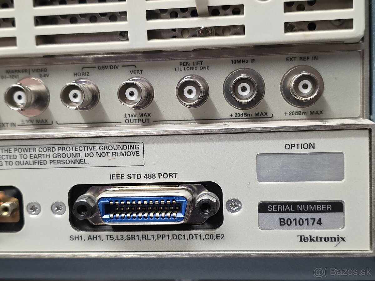 Tektronix 2795 》spektrálny analyzátor 》 100Hz - 1.8GHz - 7