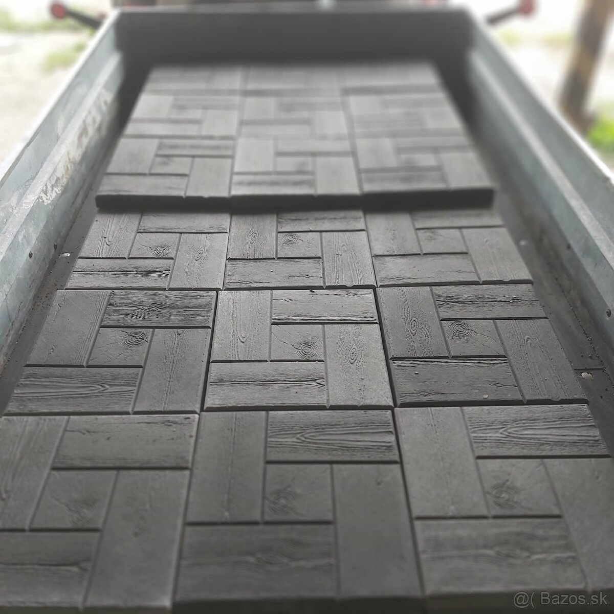 Betónové dlažby imitácia dreva 30x30x3 - 7