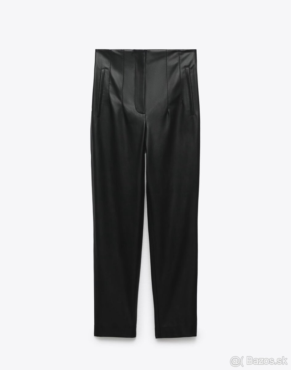 Mango čierne koženkové rifle - 7