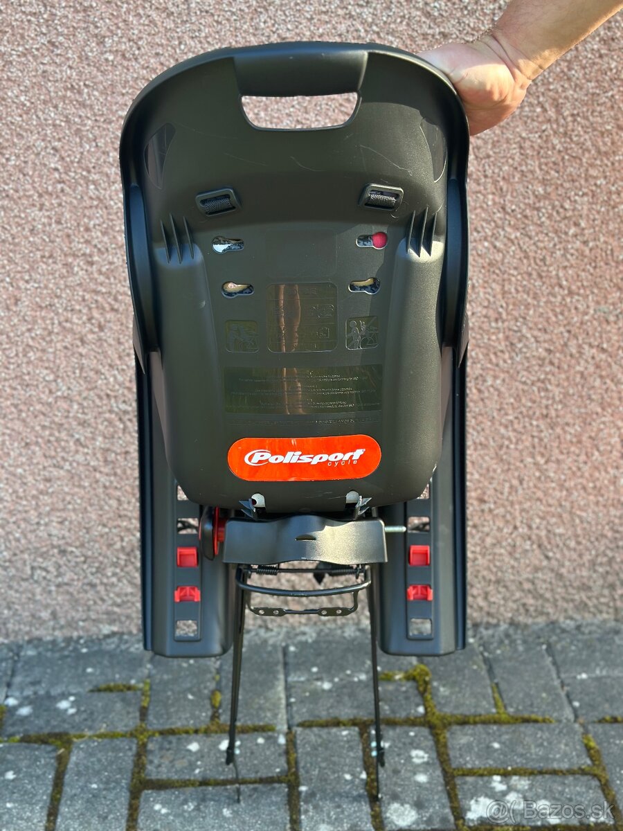 Detská cyklosedačka s nosičom Polisport - 7