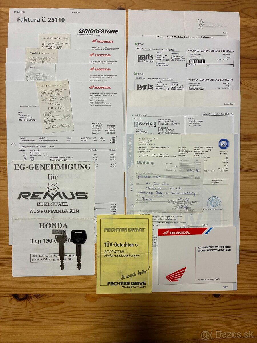 Honda CBR 900 RR FireBlade po kompletním servise, ORIGINÁL - 7