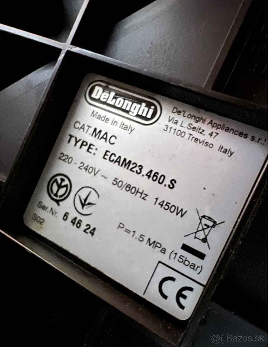 Kávovar Delonghi ECAM 23.460 strieborný - 7