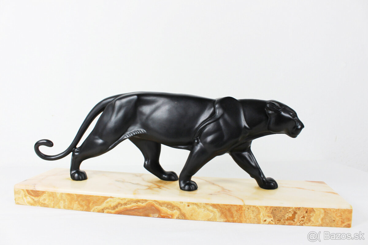 art deco skulptúra,Alexandre Ouline - 7