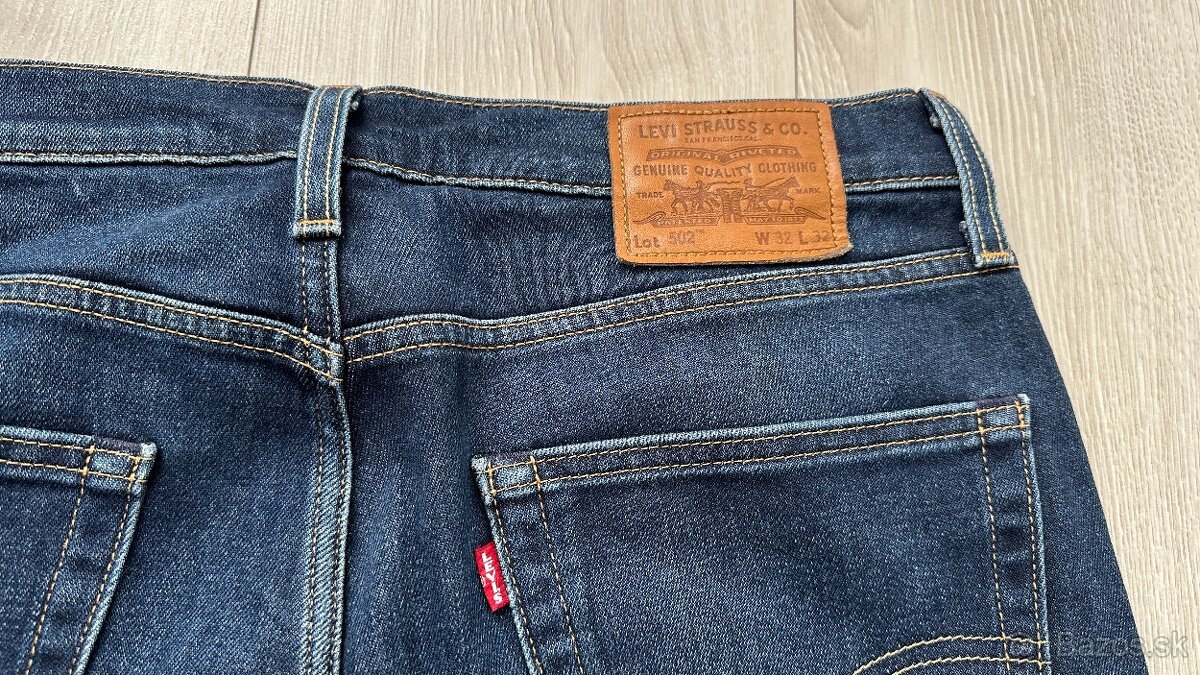 Nové pánske,kvalitné džínsy LEVIS 502 - veľkosť 33/32 - 7