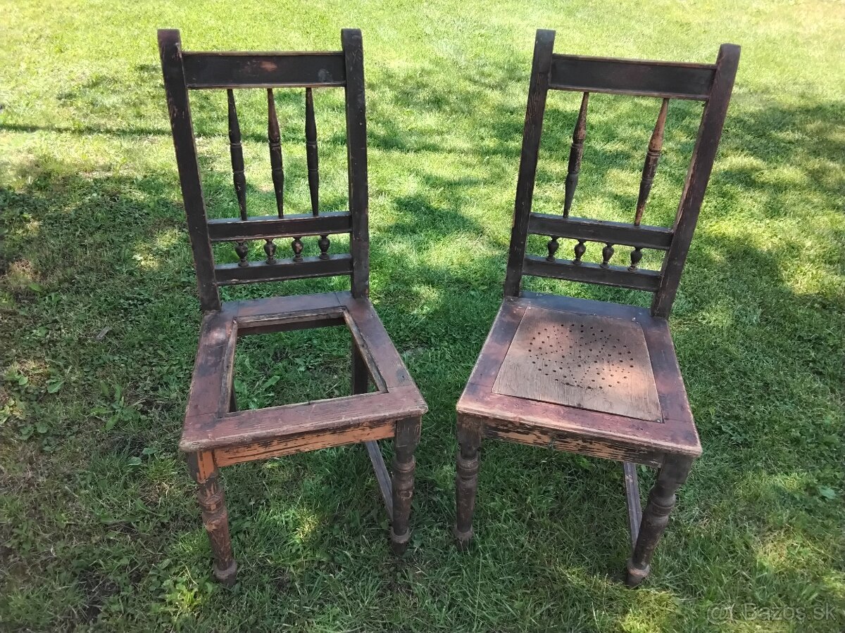 Staré stoličky, okrúhle stôl... - 7