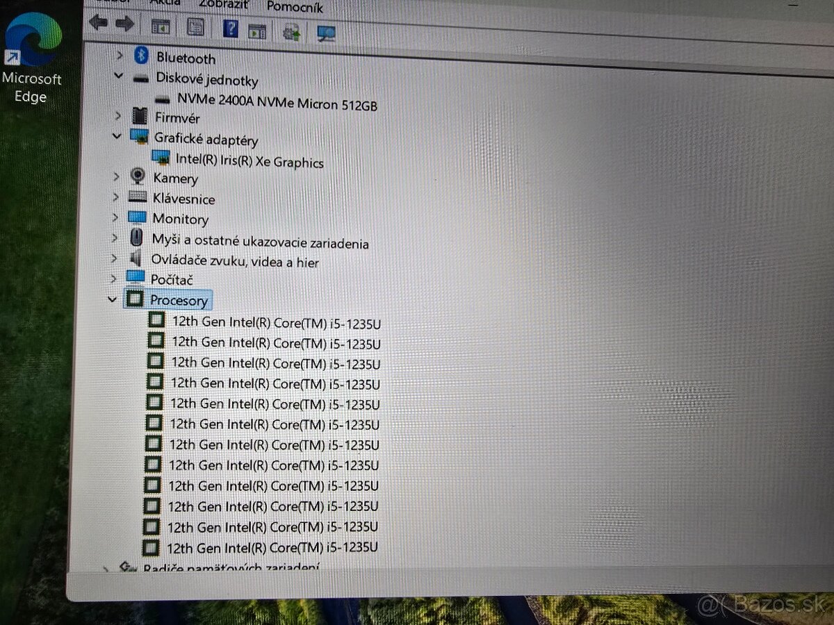 Dell Inspiron 3520 s 512gb ssd diskom 16gb ram a intel core - 7