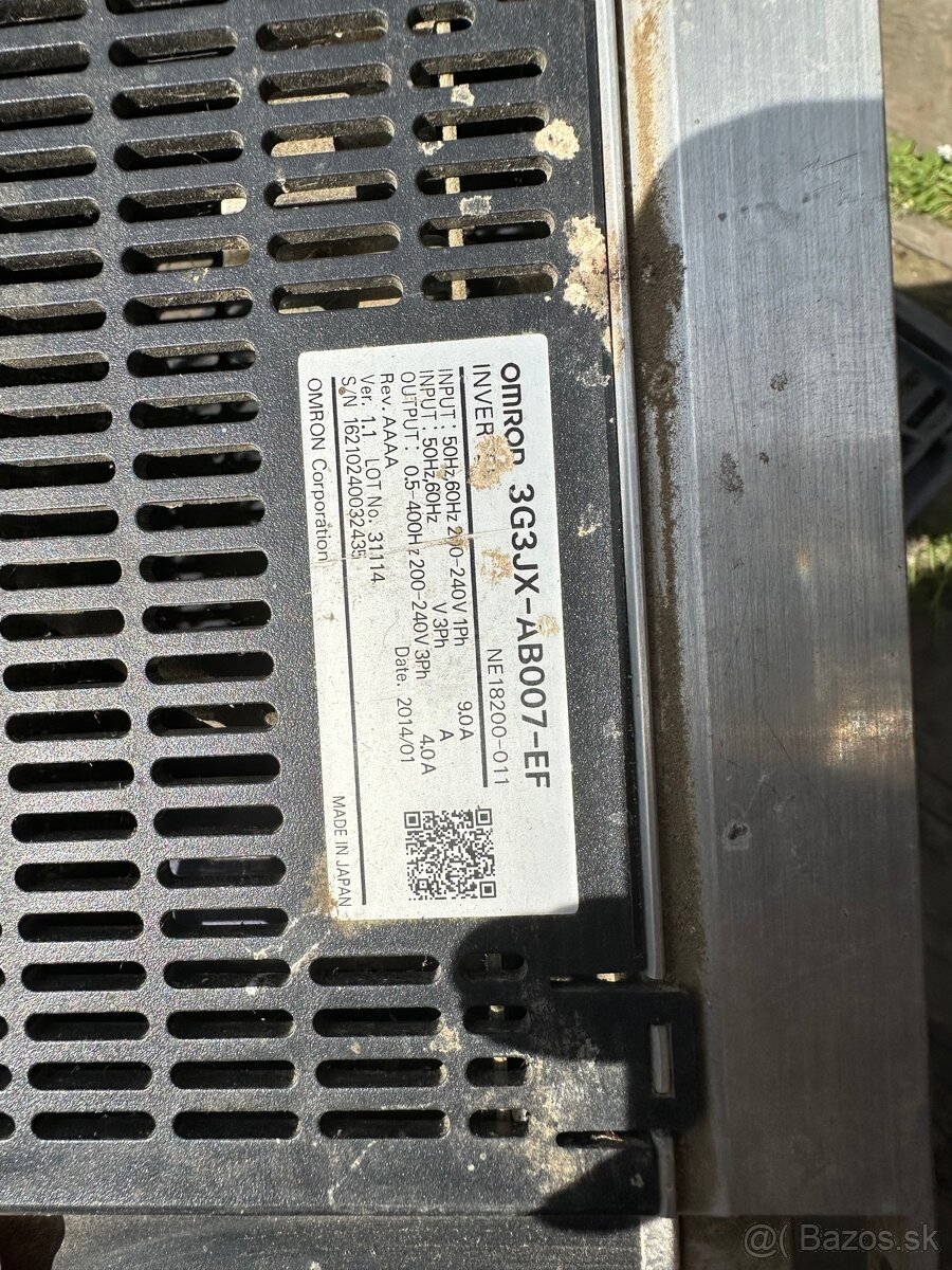Frekvenčné meniče OMRON JX - 7