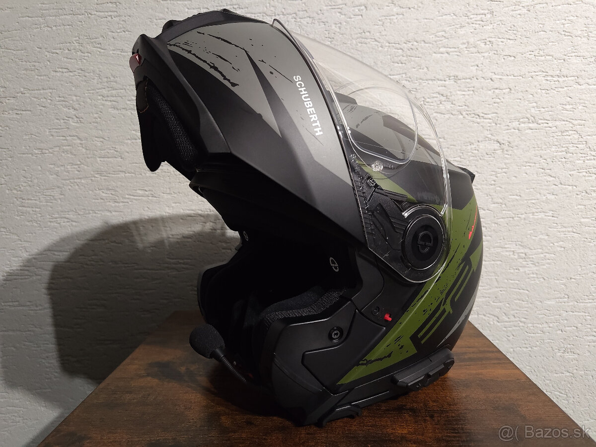 Schuberth E2 EXPLORER Green + interkom - 7