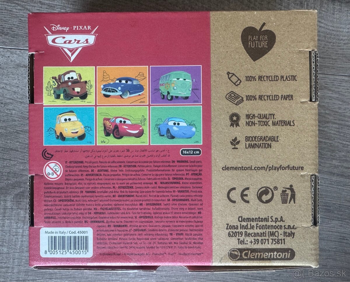 Disney Autá kocky - Clementoni - vek 3+ - 7