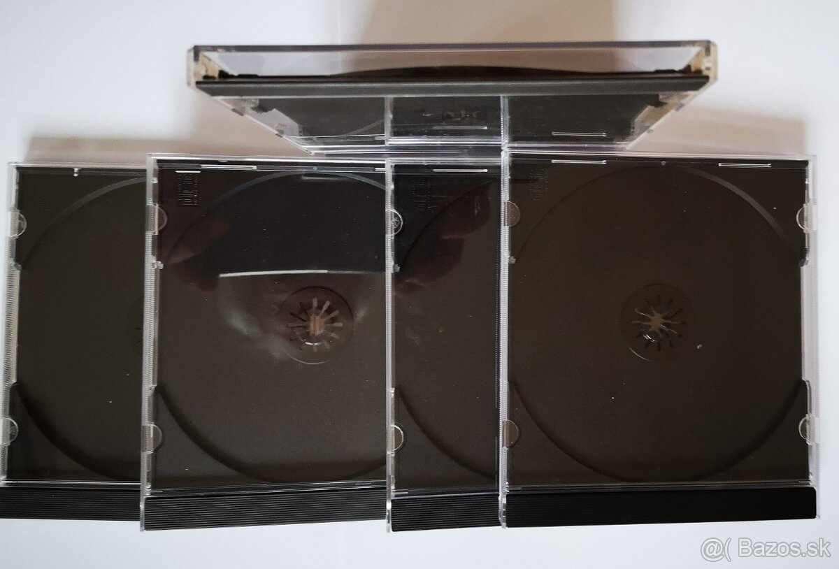 Obaly na média CD a DVD, tenšie aj hrubšie. - 7