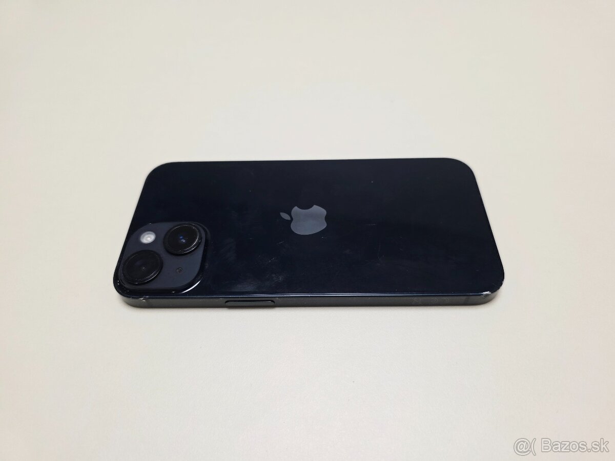 Predám Apple iPhone 14 128gb MIDNIGHT BATERKA 100% - 7
