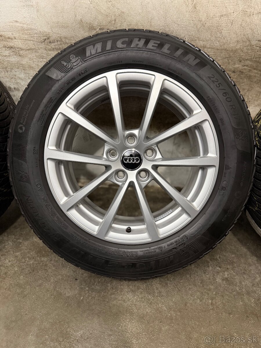 Zimná sada Audi A6 C8 - 5x112 R17 , 225/60/17 Michelin - 7