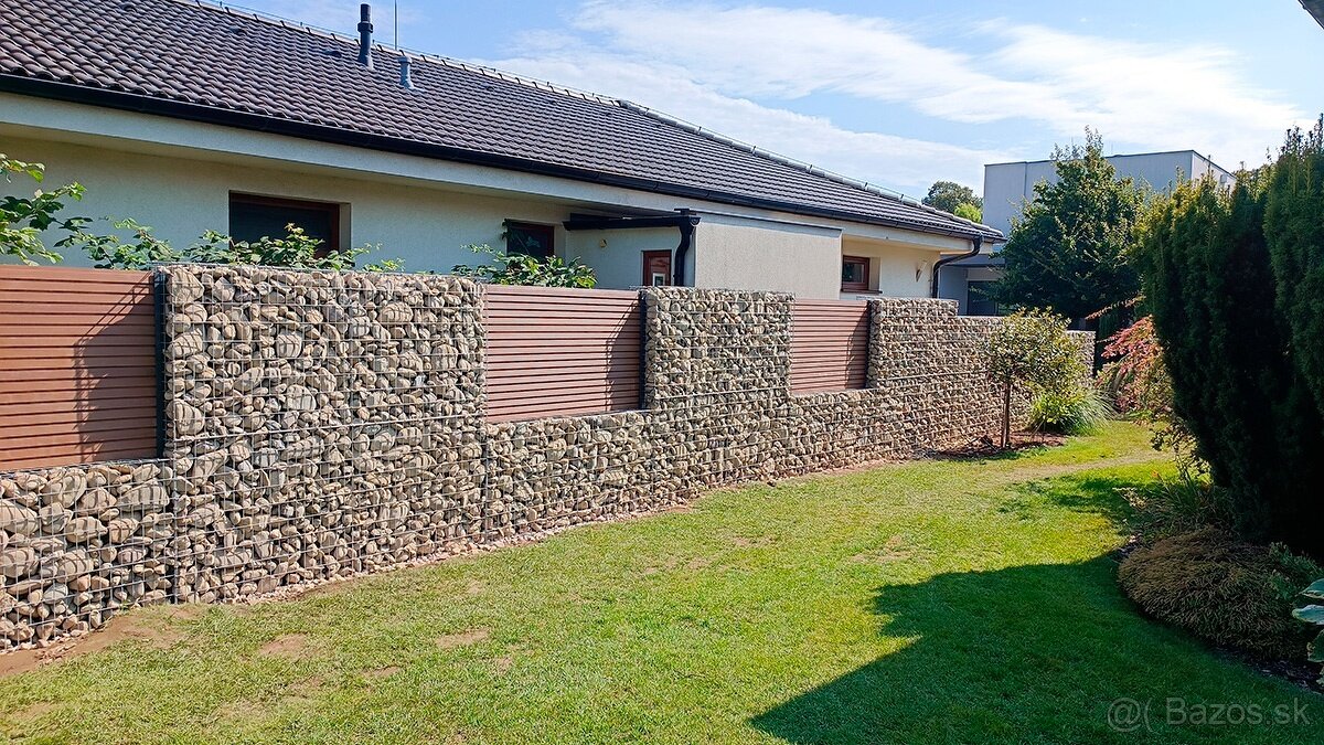 Gabiónové ploty a múry na mieru - 7