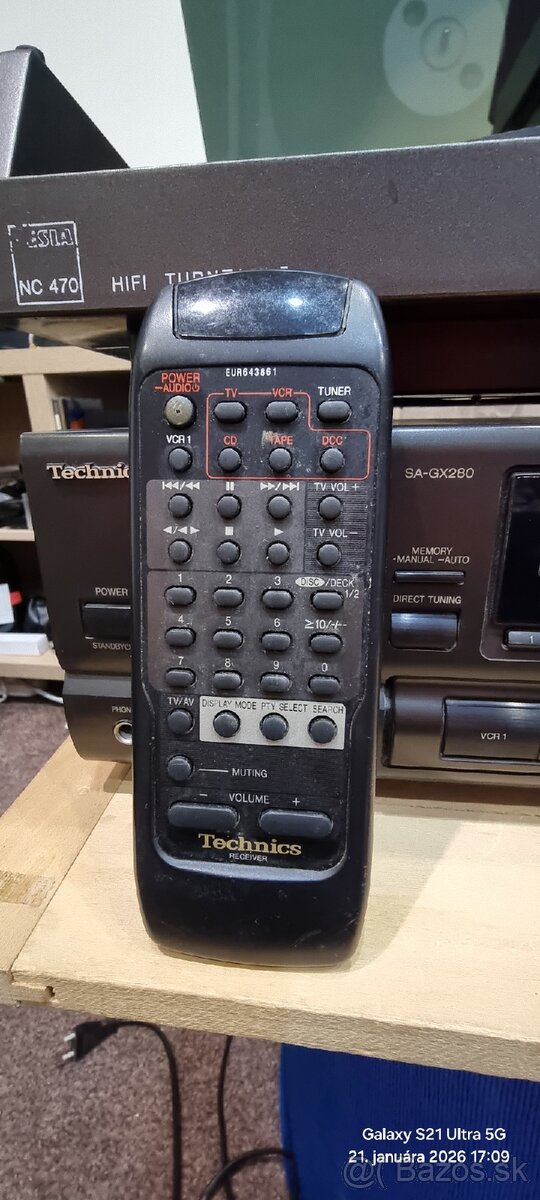 Predám Receiver Technics, Tesla NC 470, repro Jamo - 7