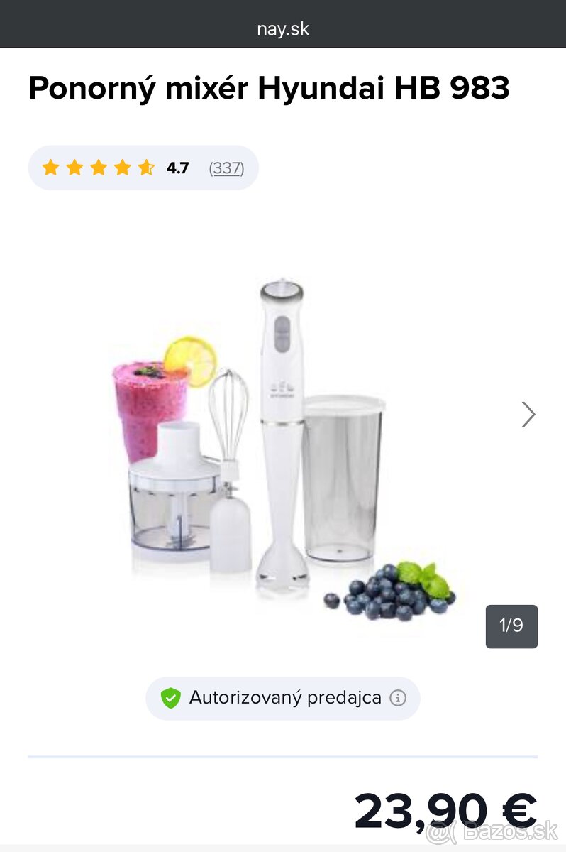 Ponorný mixér Hyundai HB 983 - 7