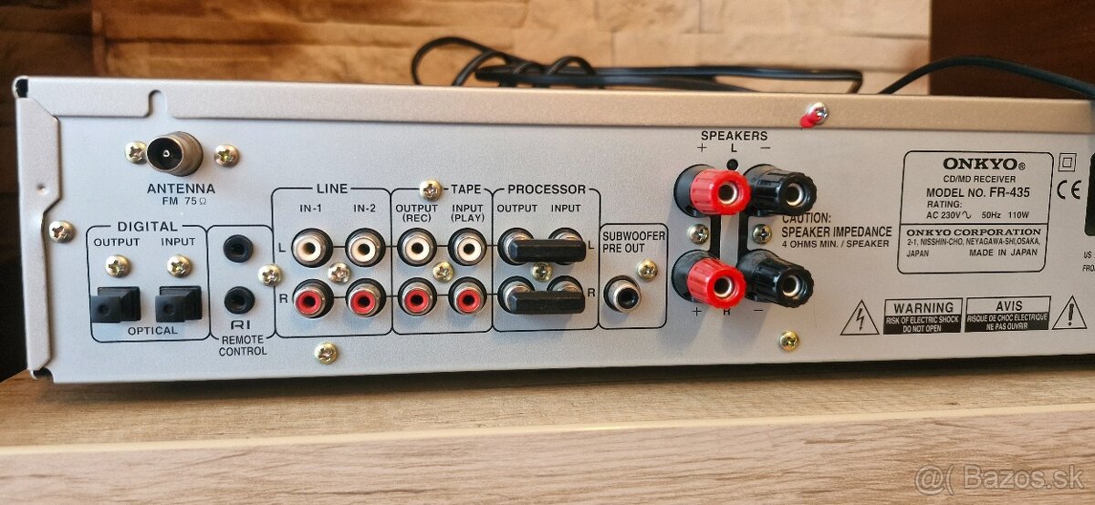 Predám ONKYO FR-435 – CD/MD Receiver + 5ks MD - 7