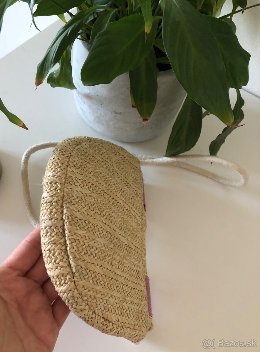 ————-Malá detská slamená kabelka psík, 4 E———- - 7