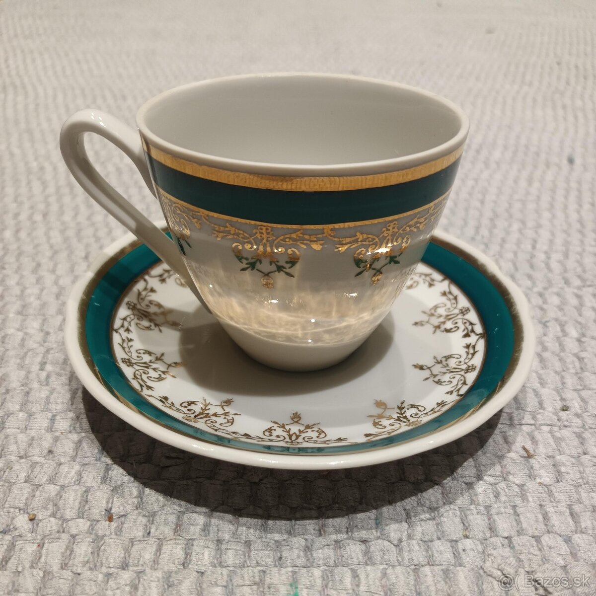 Porcelánová šálka + podšálka - 7