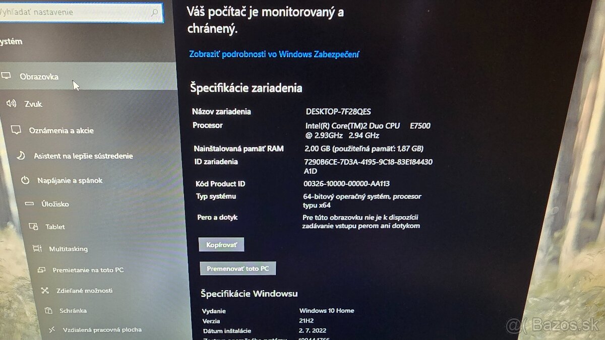 Lenovo ThinkCentre A70z - 7
