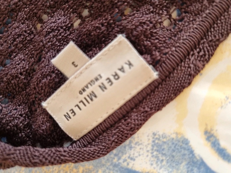 rozkošný hnedý svetrík Karen Millen S - 7