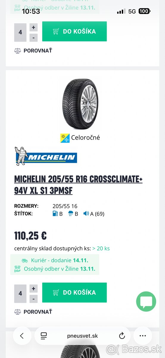 205/55/r16 Michelin - 7